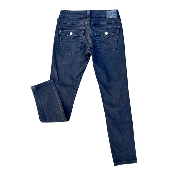 True Religion Denim - True Religion low rise black skinny jeans size 27x31